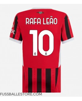 Günstige AC Milan Rafael Leao #10 Heimtrikot Damen 2024-25 Kurzarm